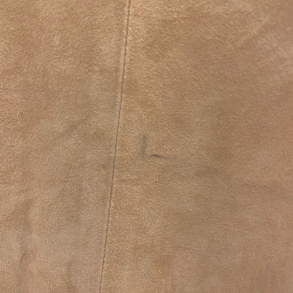 Balmain Pale Pink Suede Leather Top Size FR 38 - Picture 4 of 12